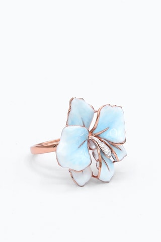 Bague Althaea - Or rose et diamants