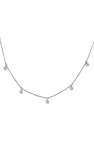 Collier Aurélia - Or blanc et diamants