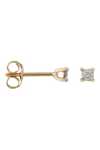 Puces Petites - Or jaune et diamants