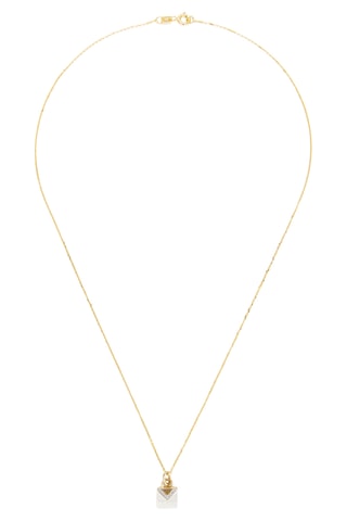 Pendentif Cadenacre - Or jaune, diamants et nacre