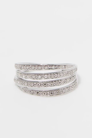 Bague Sensualité - Or blanc et diamants