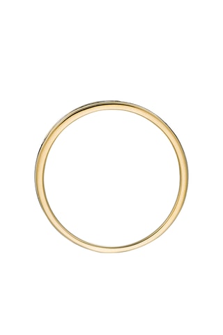 Bague Alliance Rail - Or jaune et diamants