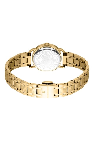 Montre à quartz en acier - Doré et argenté