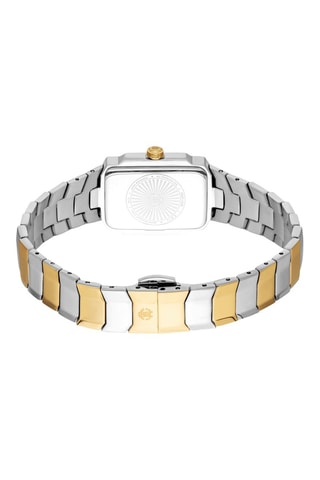 Montre à quartz en acier - Argenté et doré