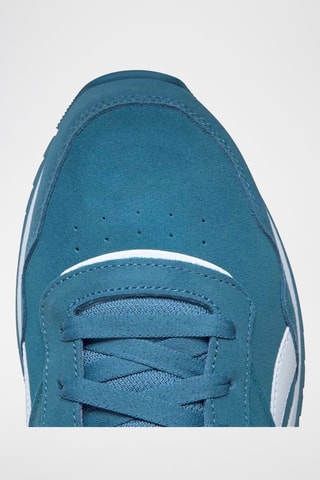 Nubuck Sneakers Glide Ripple - Petrolblauw