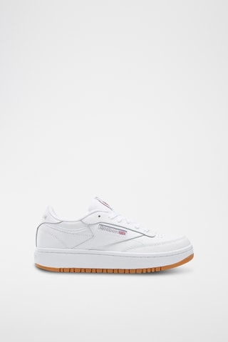 Leren Sneakers Club C Double - Wit