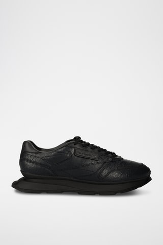 Leren Sneakers Classic Leather LTD - Zwart