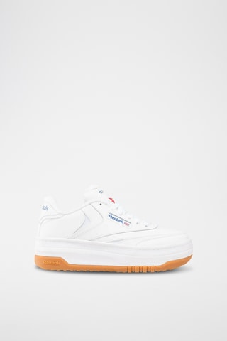 Platform Leren Sneakers Club C Extra - Wit