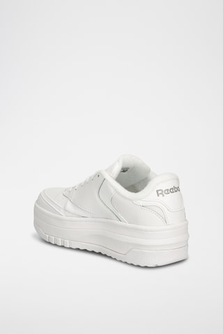 Platform Leren Sneakers Club C Extra - Wit