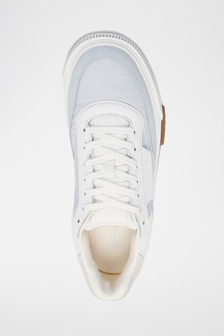 Leren Sneakers Club LTD Vintage R - Wit en Blauw