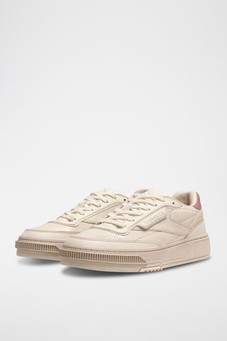 Leren Sneakers Club LTD Vintage R - Beige en Oudroze