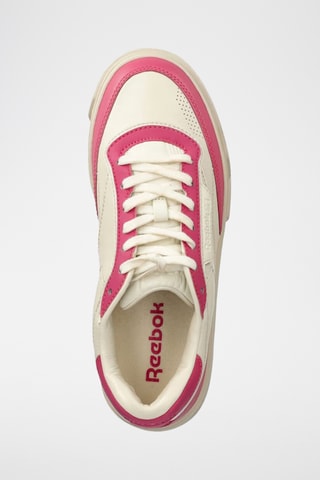 Leren Sneakers Club LTD Vintage R - Wit en Roze