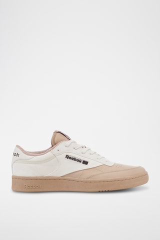 Leren Sneakers Club C - Ecru