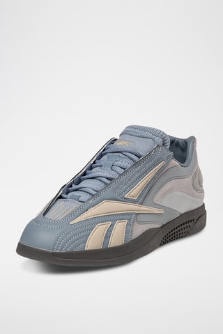 Leren Sneakers Hammer Pro LTD - Wit en Lichtblauw