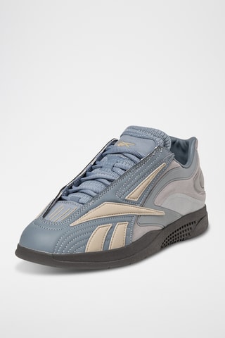 Leren Sneakers Hammer Pro LTD - Wit en Lichtblauw