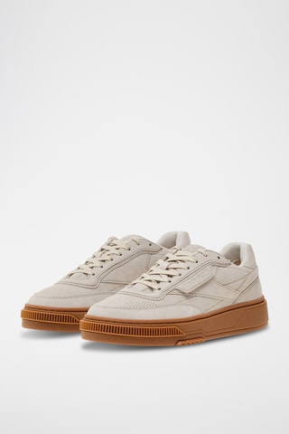 Leren Sneakers Club C Ltd Vintage R - Beige
