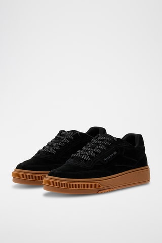 Nubuck Sneakers Club C Ltd Vintage R - Zwart