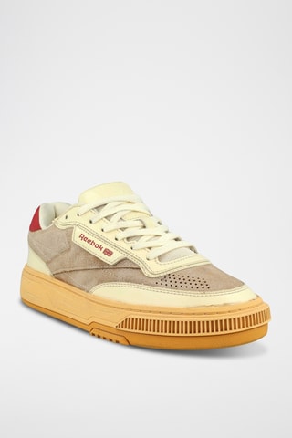 Leren Sneakers Club C Ltd Vintage R - Bruin en Ecru