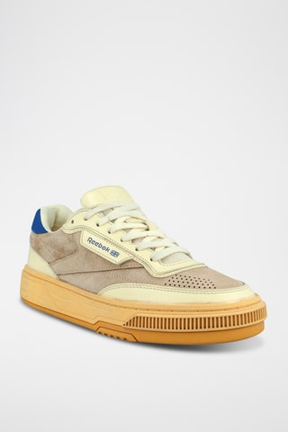 Leren Sneakers Club C Ltd Vintage R - Bruin en Ecru