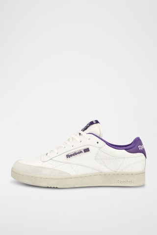 Leren Skateboardschoenen Club C - Wit