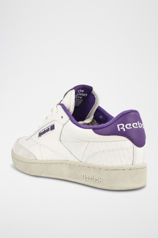 Leren Skateboardschoenen Club C - Wit