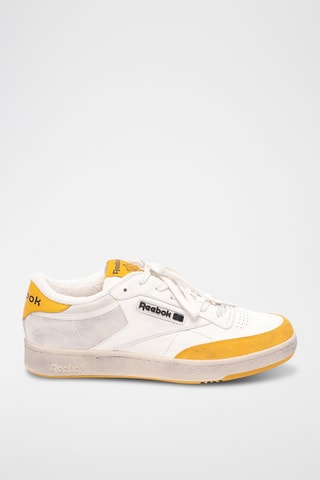 Nubuck Skateboardschoenen Club C - Wit