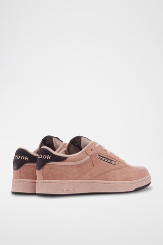 Nubuck Skateboardschoenen Club C - Koraalrood