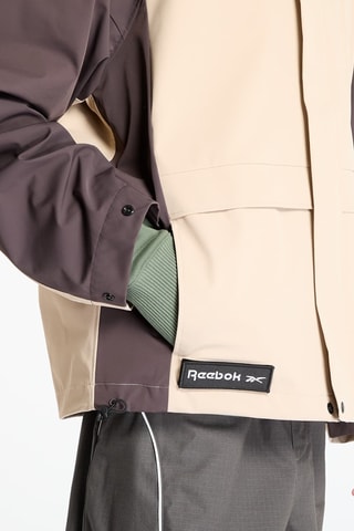 Windjack met Capuchon Shell - Beige en Donkerbruin