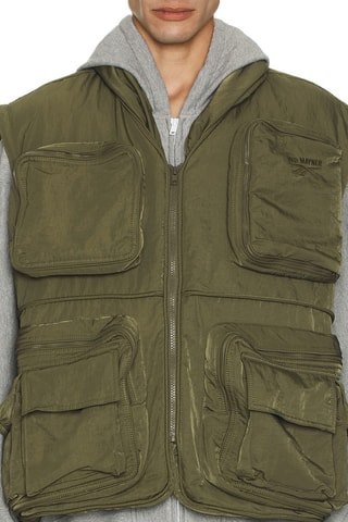 Mouwloos Jasje Reebok x Hed Mayner - Kaki