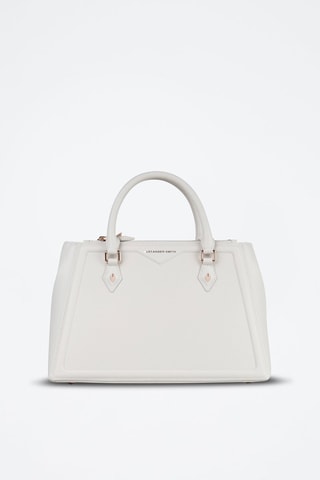 Sac à main en cuir - Gris clair