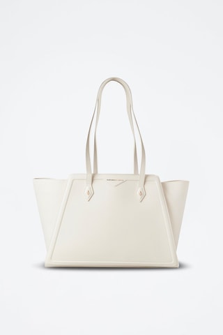 Cabas en cuir - Ecru