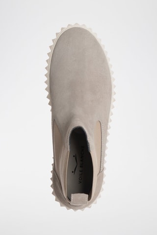 Bottines Chelsea en nubuck - Ivoire