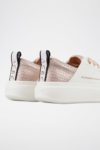 Baskets plateformes Eco Wembley - Blanc et beige