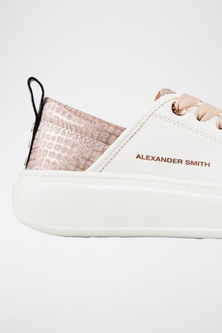 Baskets plateformes Eco Wembley - Blanc et beige