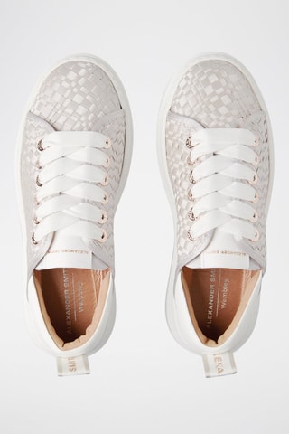 Baskets en cuir - Argenté