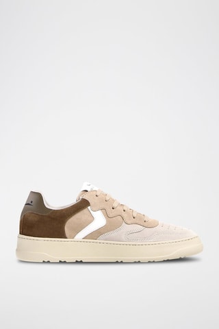 Baskets en nubuck Layton - Beige et marron