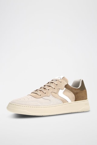 Baskets en nubuck Layton - Beige et marron