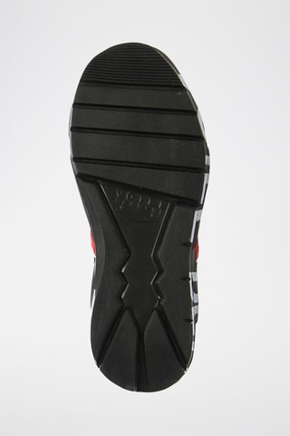 Baskets en cuir ClubB01 - Noir et rouge