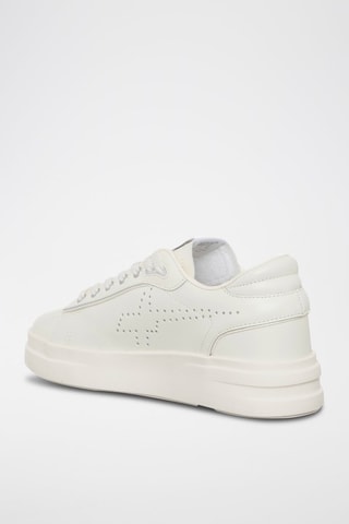 Baskets en cuir de veau Yuma - Blanc