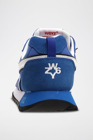 Baskets en cuir  Fly -  Bleu clair