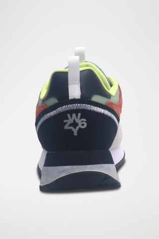 Baskets  Bob -  Blanc et bleu