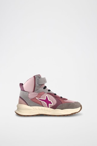 Baskets montantes en nubuck - Gris foncé