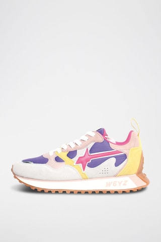 Baskets en nubuck - Blanc