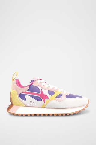 Baskets en nubuck - Blanc