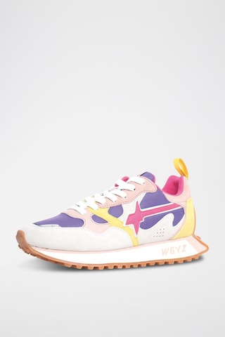 Baskets en nubuck - Blanc