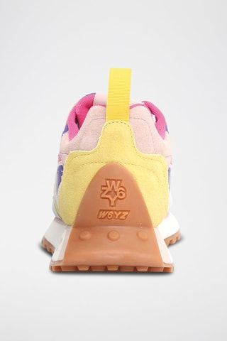 Baskets en nubuck - Blanc