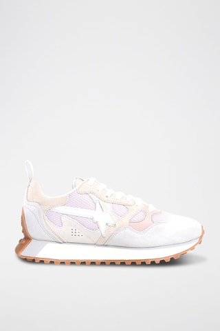 Baskets en nubuck - Blanc