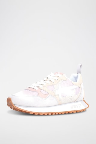 Baskets en nubuck - Blanc