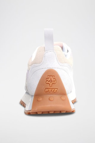 Baskets en nubuck - Blanc