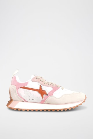 Baskets en nubuck - Beige